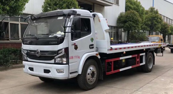 國六東風(fēng)多利卡一拖二清障車