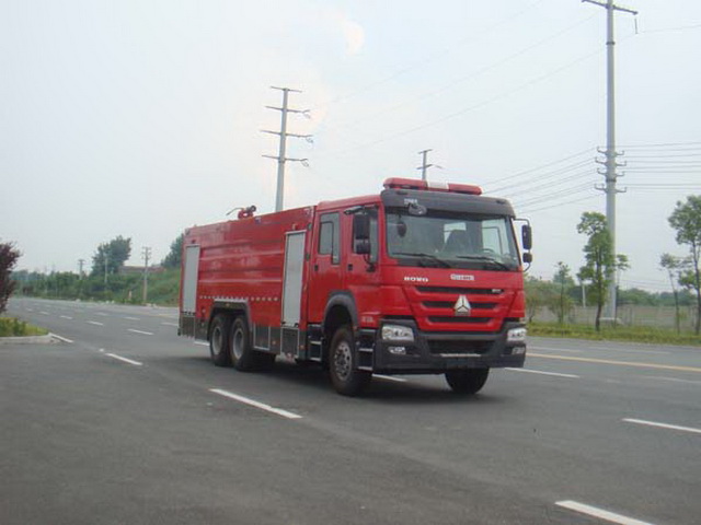 江特牌JDF5314GXFSG160型水罐消防車